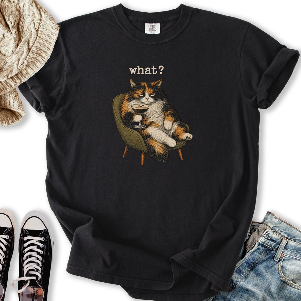 Grumpy Calico Cat Relaxed Tee