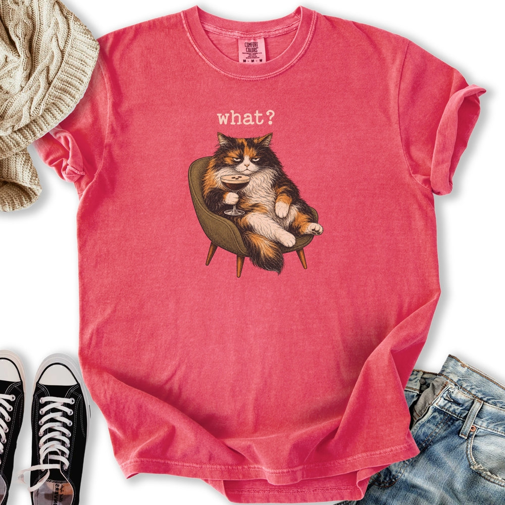 Grumpy Calico Cat Relaxed Tee