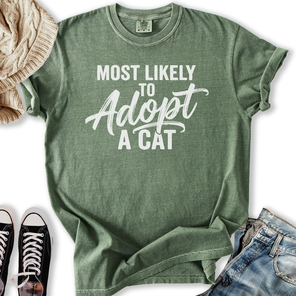 Likely To Adopt Cats Relaxed Tee