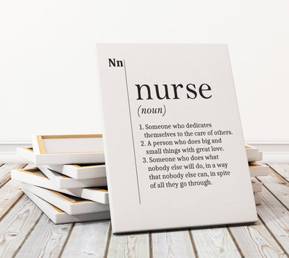 Nurse Canvas Print – Framed Nurse Poster | Ready to Hang Cotton Canvas Wall Art