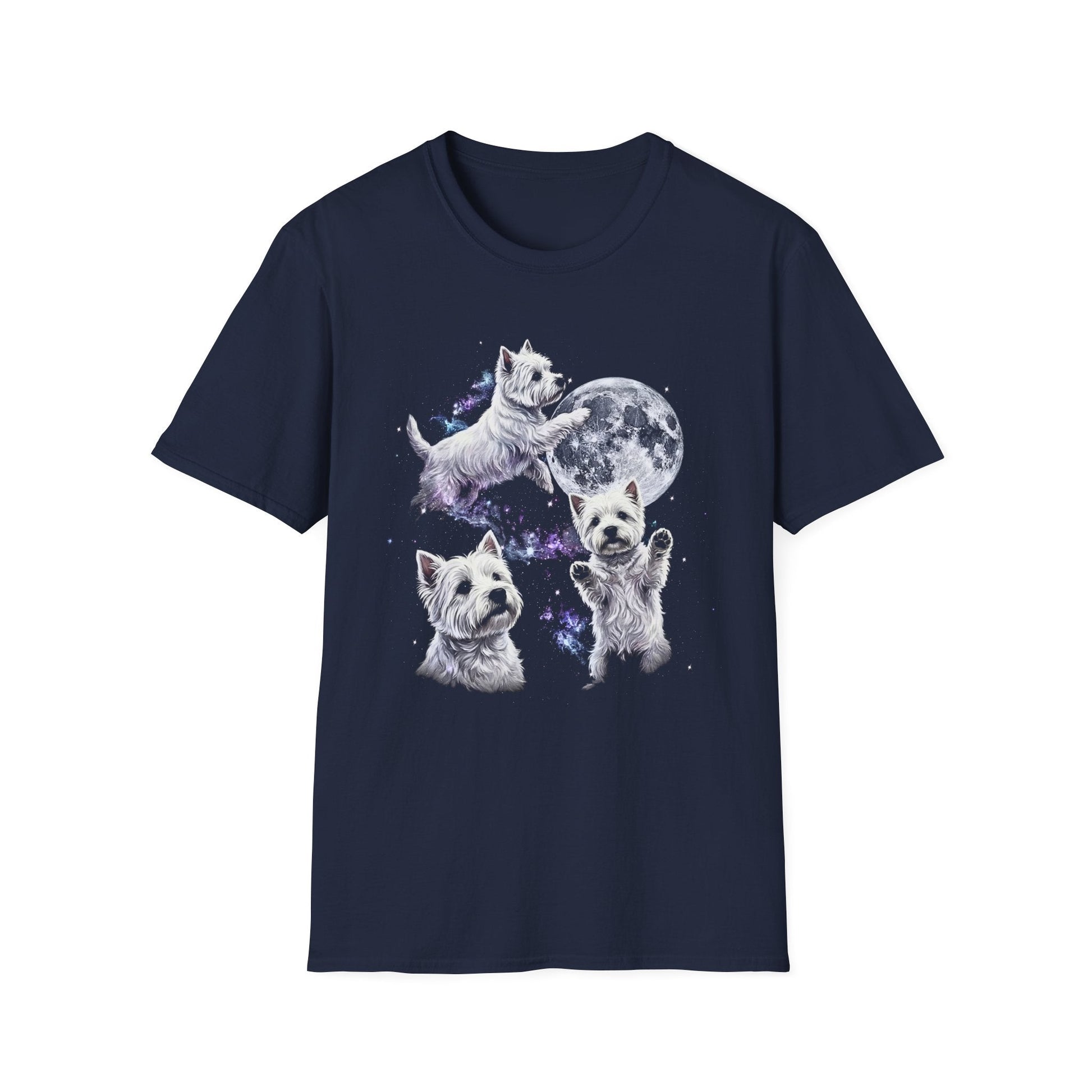Westie Three Moon Color Tee