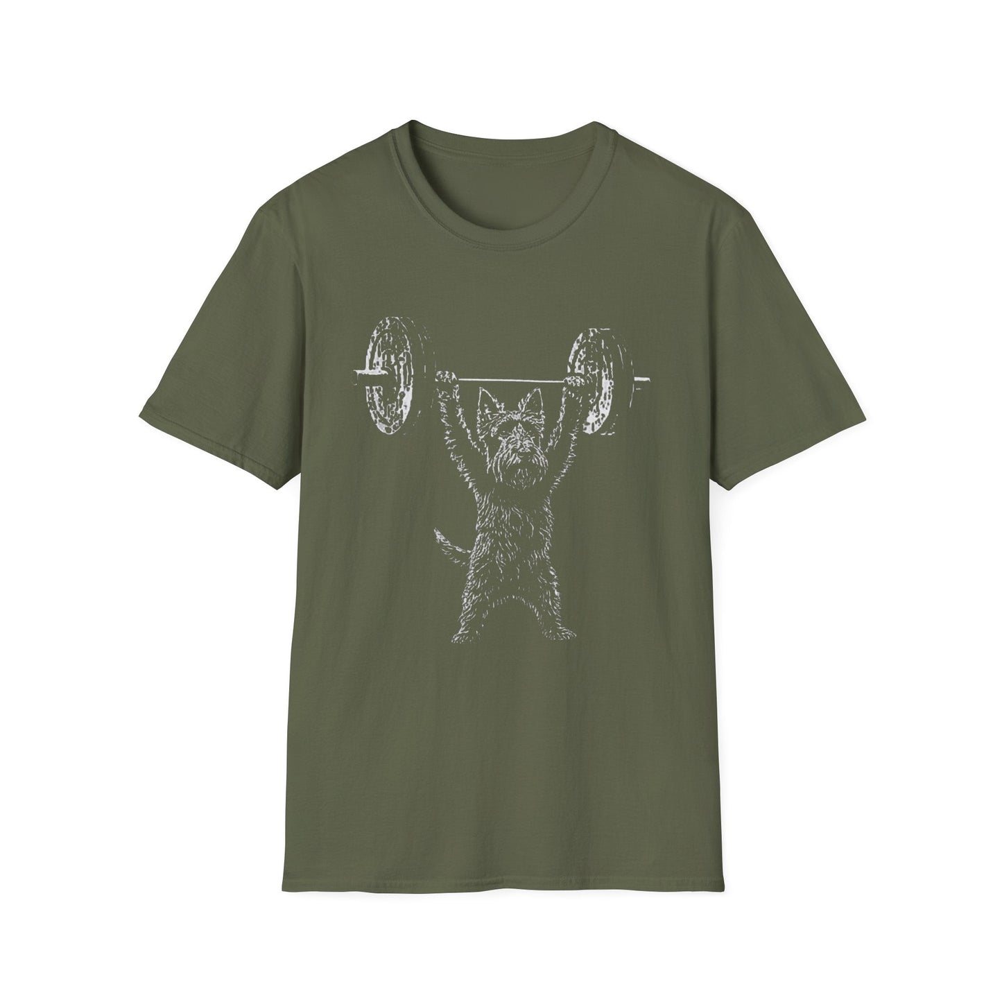 Scottie Terrier Powerlifting Tee