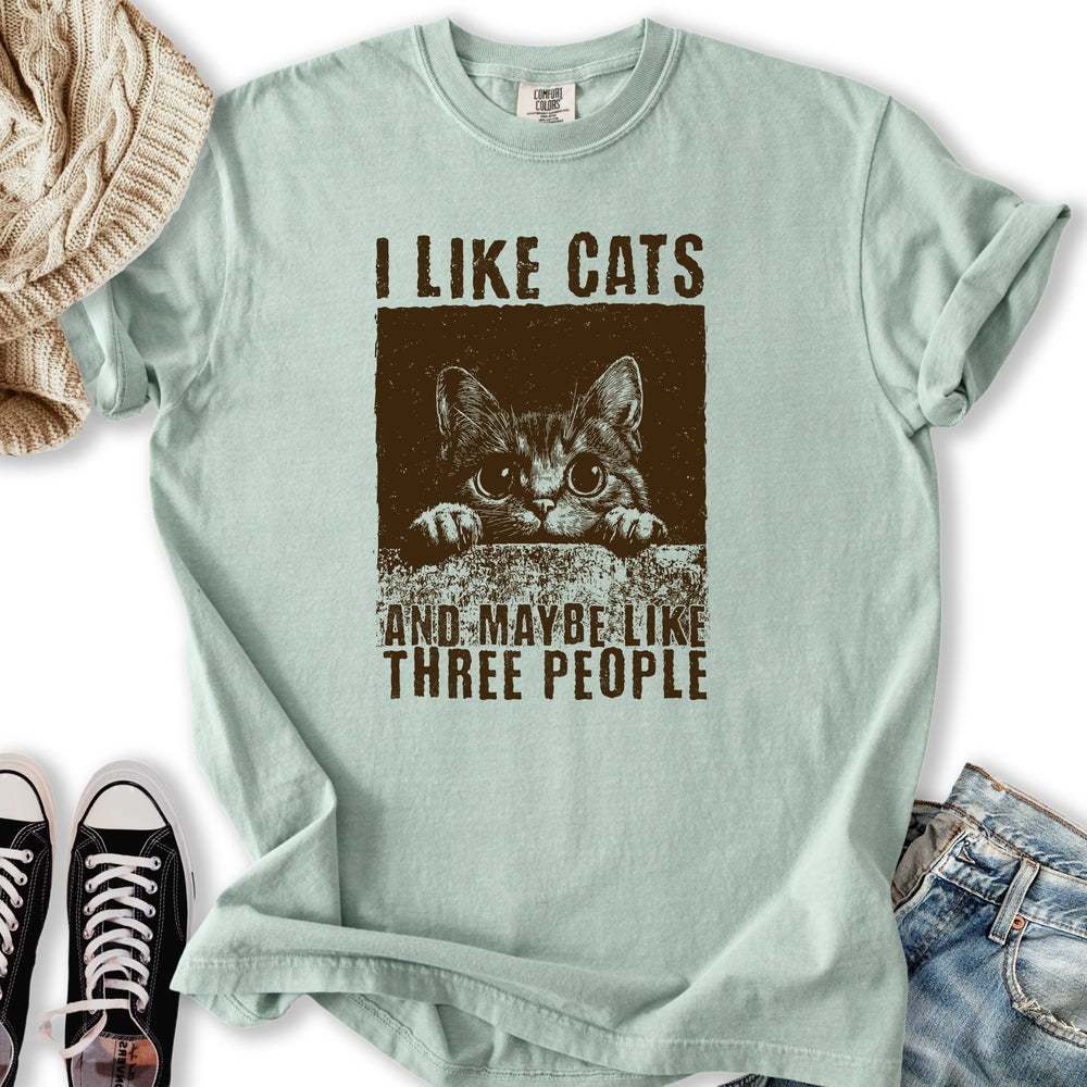 I Like Cats Relaxed Tee