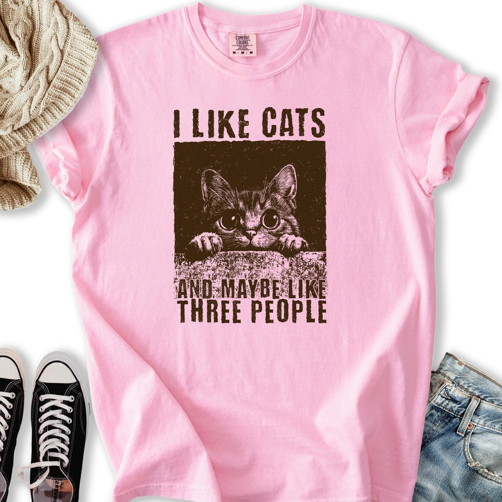 I Like Cats Relaxed Tee