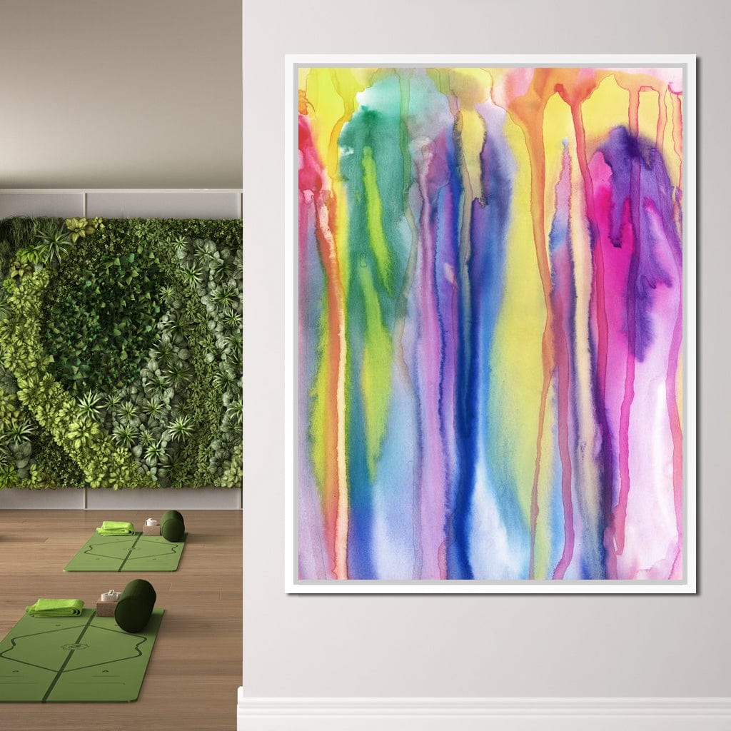 Watercolor Drip Canvas Wall Art