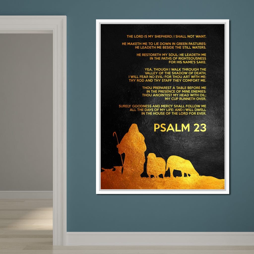 Psalm 23 Canvas Wall Art