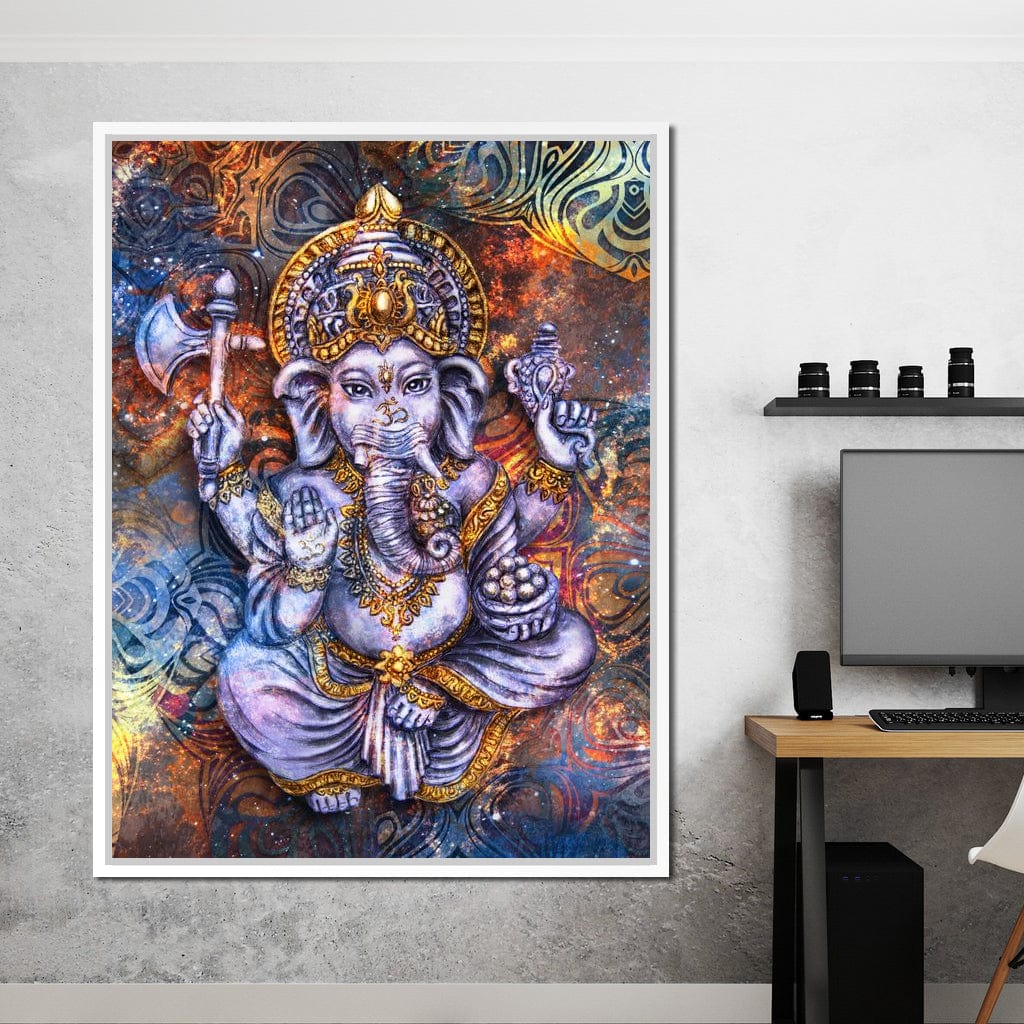 Spiritual Ganesha Canvas Wall Art