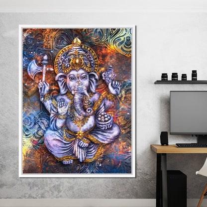 Spiritual Ganesha Canvas Wall Art