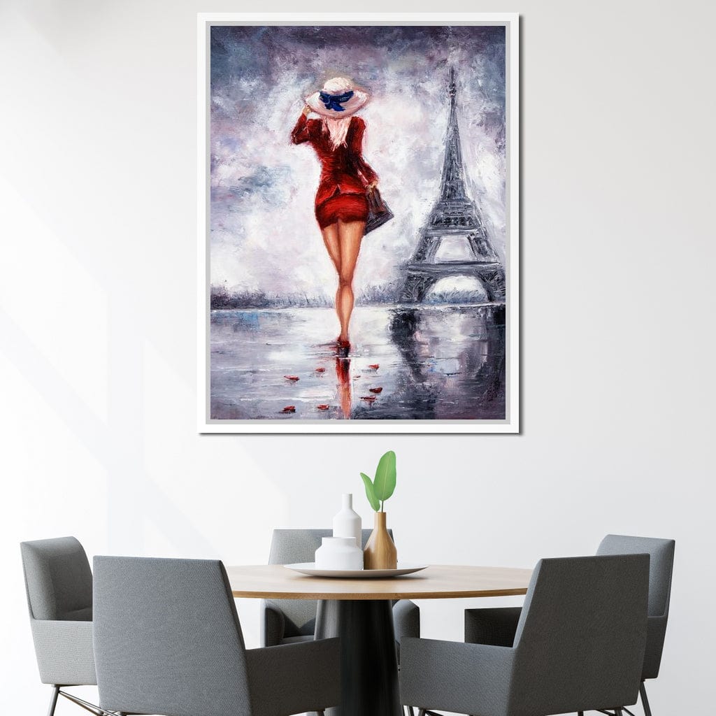 Looking for Love in Paris Canvas Wall Art