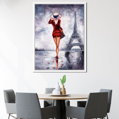Looking for Love in Paris Canvas Wall Art