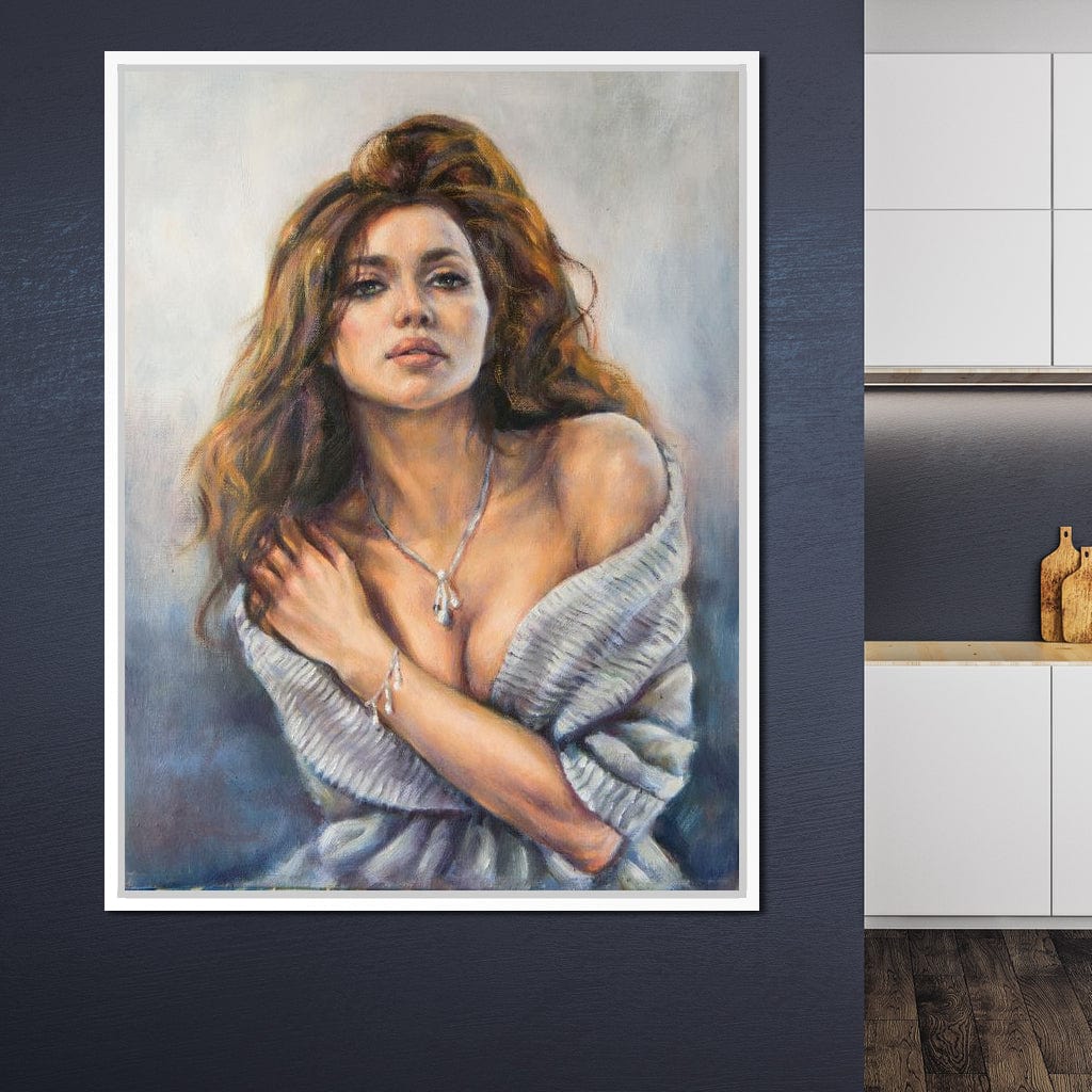 Sensual Portrait Canvas Wall Art