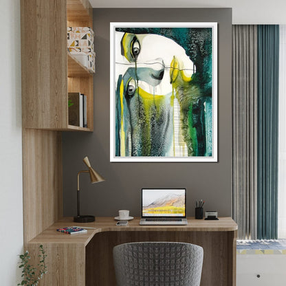 Fading Face Canvas Wall Art