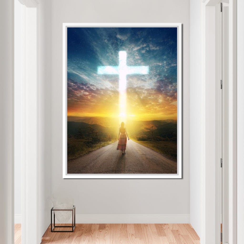 Faith Road Canvas Wall Art