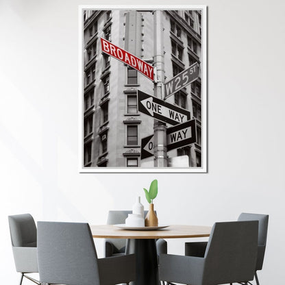 Broadway Canvas Wall Art