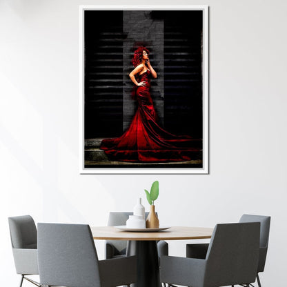 Red Passion Canvas Wall Art