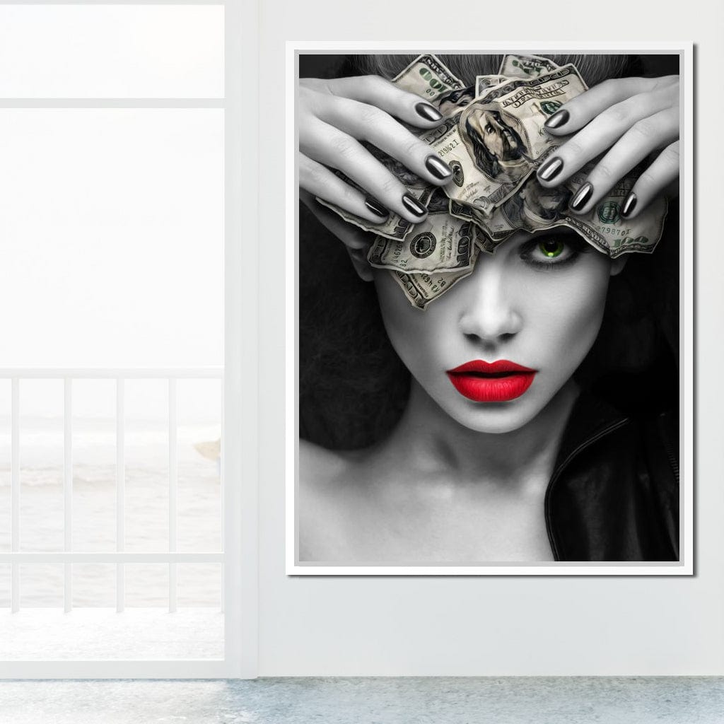 Mind On the Money Canvas Wall Art