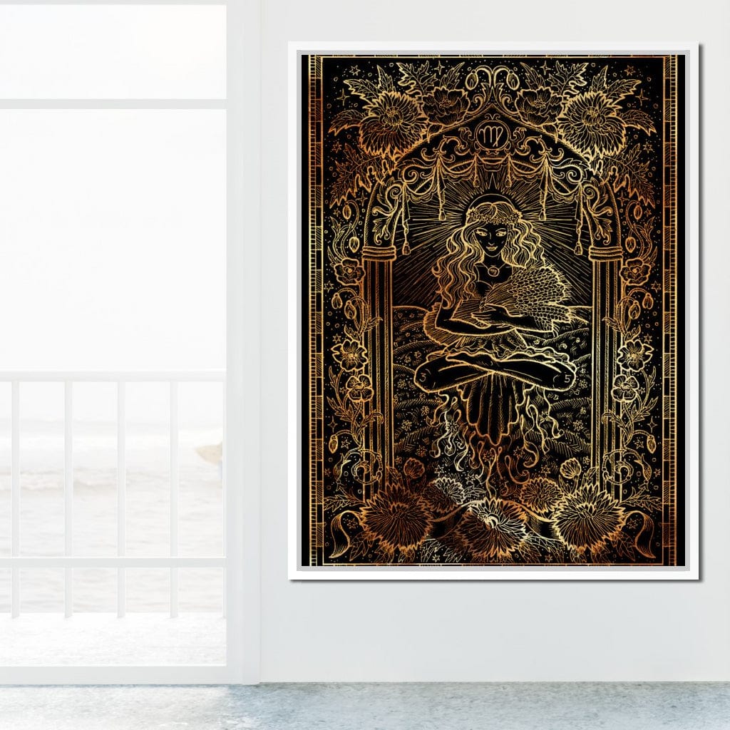 Zodiac sign Virgo Canvas Wall Art