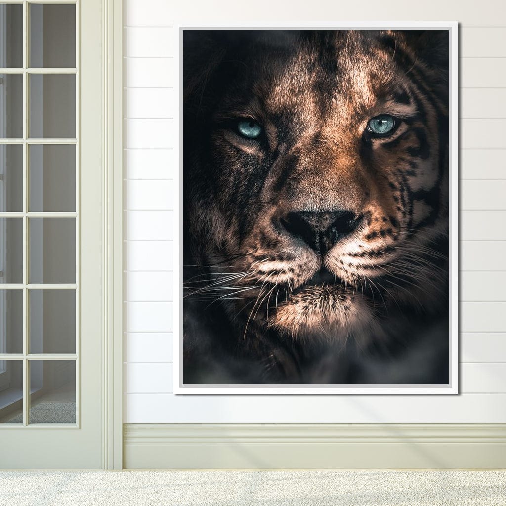 Lion Tiger Canvas Wall Art