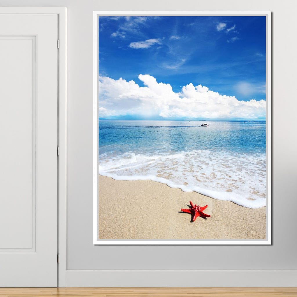 Caribbean Beach Canvas Wall Art