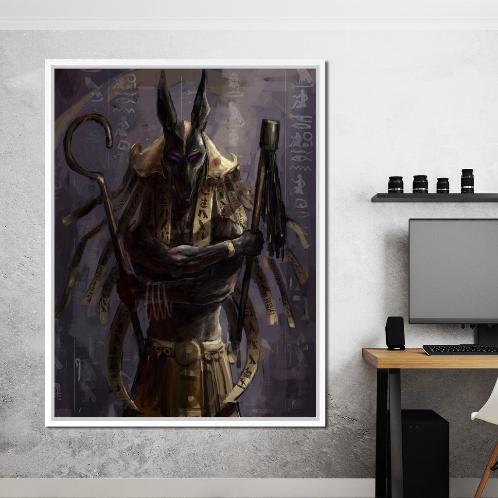 Anubis Canvas Wall Art