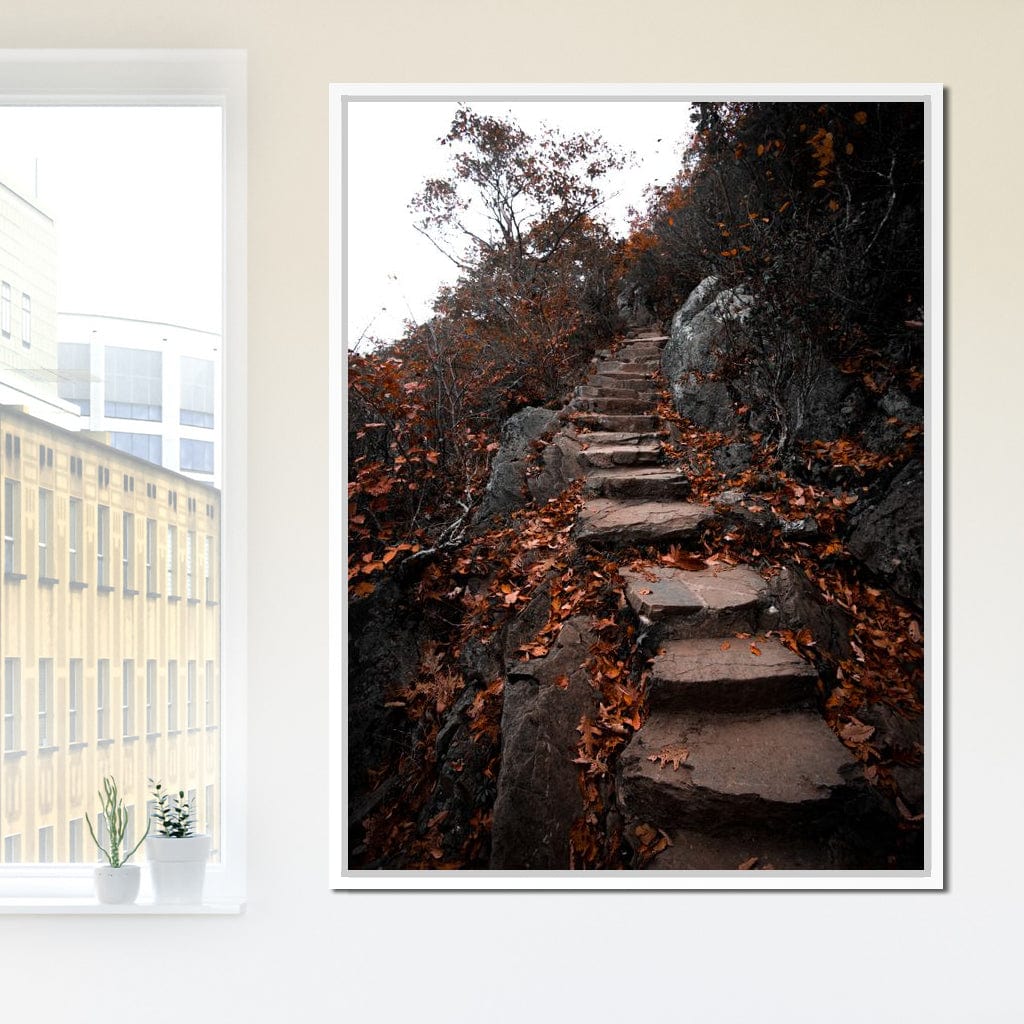 Autumn Path Canvas Wall Art