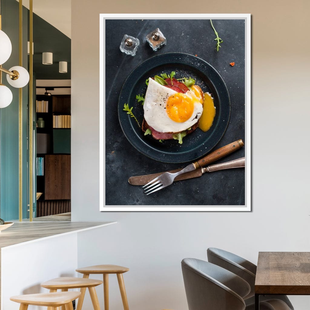 Breakfast Plate Canvas Wall Art