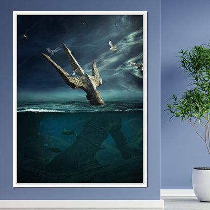 Last Hope - Poseidon Canvas Wall Art