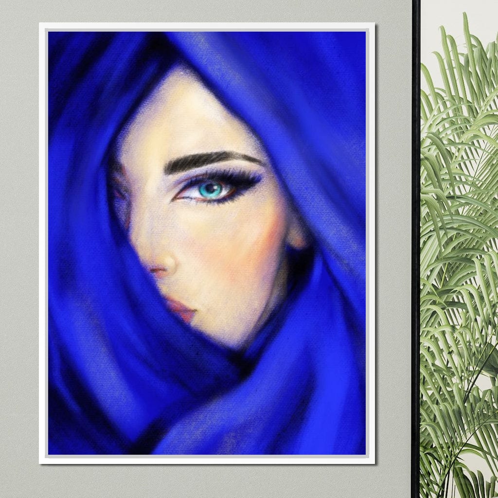 Blue Eye Canvas Wall Art