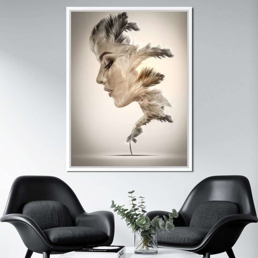 Feathers Canvas Wall Art