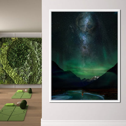 Odin Viking Funeral Boat - KitConcepts Canvas Wall Art