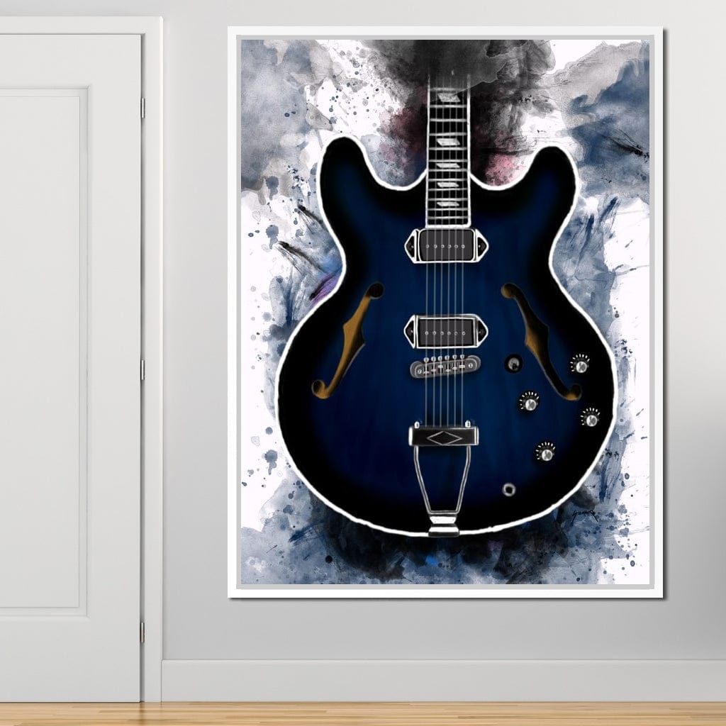 Gary Clark Jr's Electric Guitar Canvas Wall Art