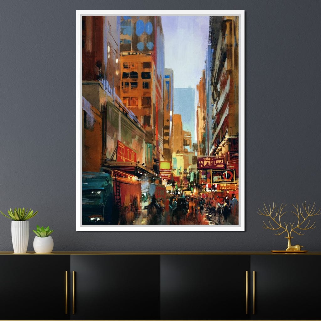 Pyrgonia City Canvas Wall Art