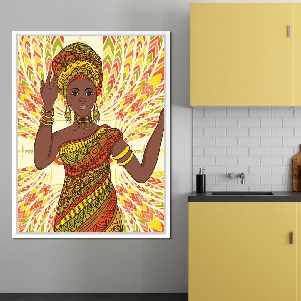 Beautiful Dancing Woman Canvas Wall Art