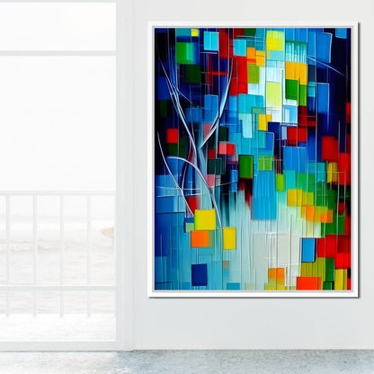 Colorful Contemporary Art 045 Canvas Wall Art