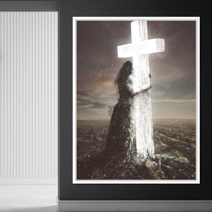 Holding Faith Canvas Wall Art
