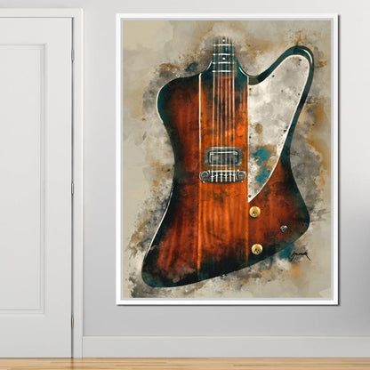 Eric Clapton's Electric Guitar Canvas Wall Art
