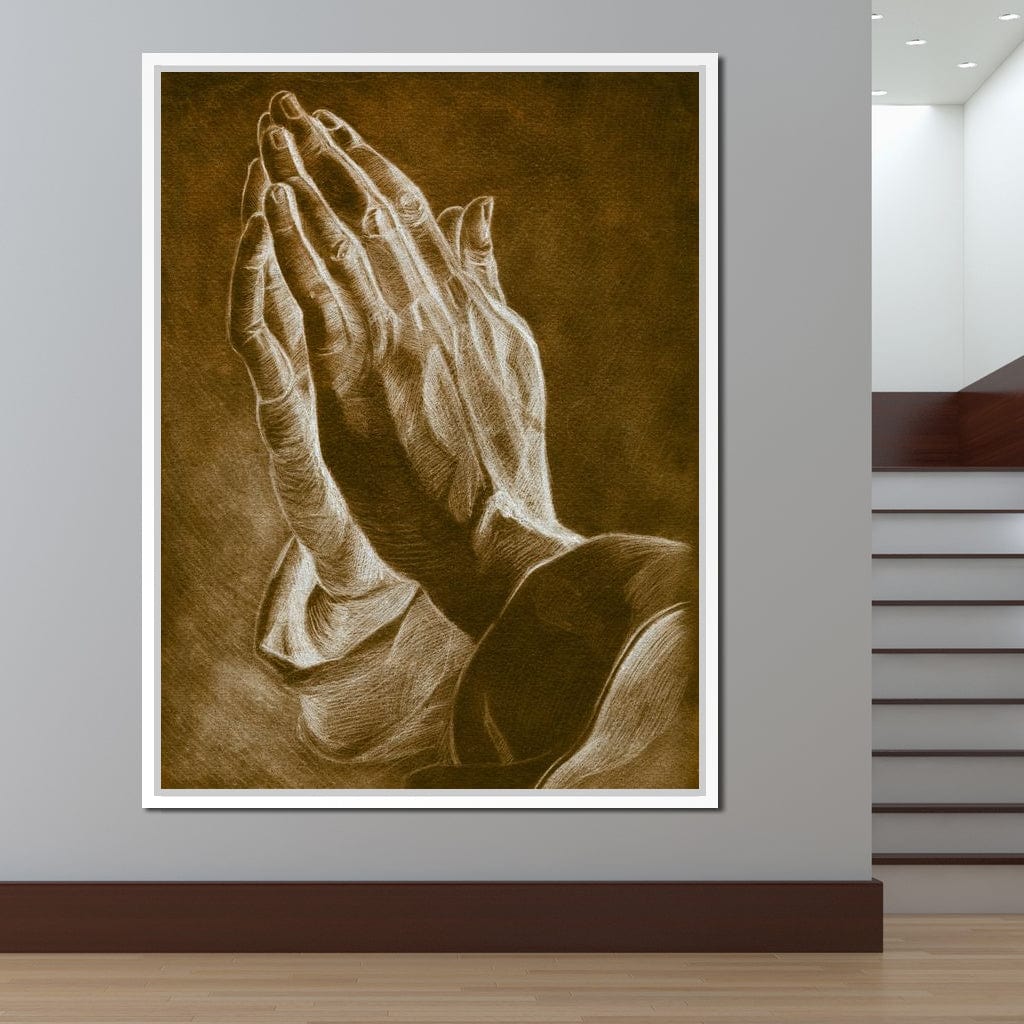 Praying Hands Canvas Wall Art
