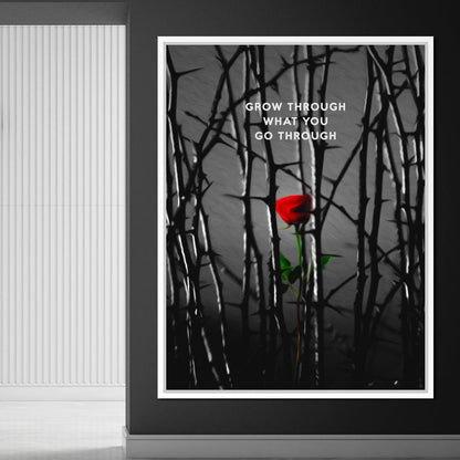 Grow Through Canvas Wall Art
