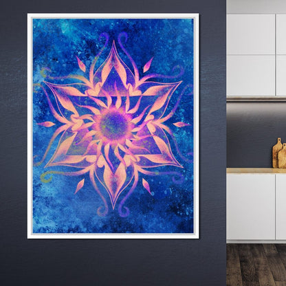 Pink Mandala Canvas Wall Art