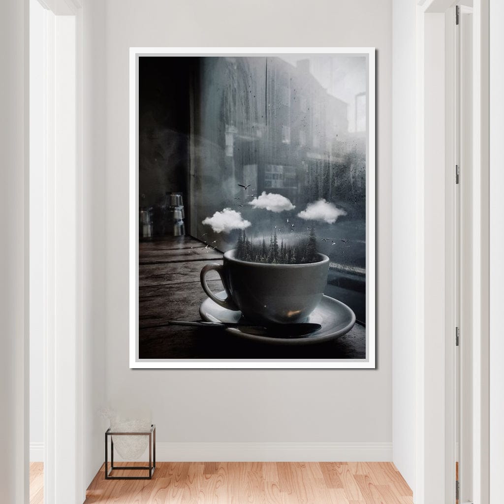 Cup Forest Canvas Wall Art