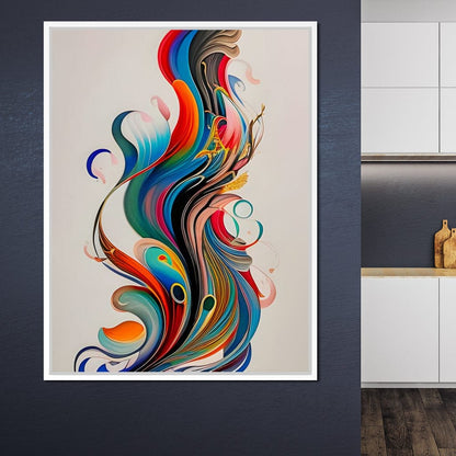 Colorful Contemporary Art 053 Canvas Wall Art