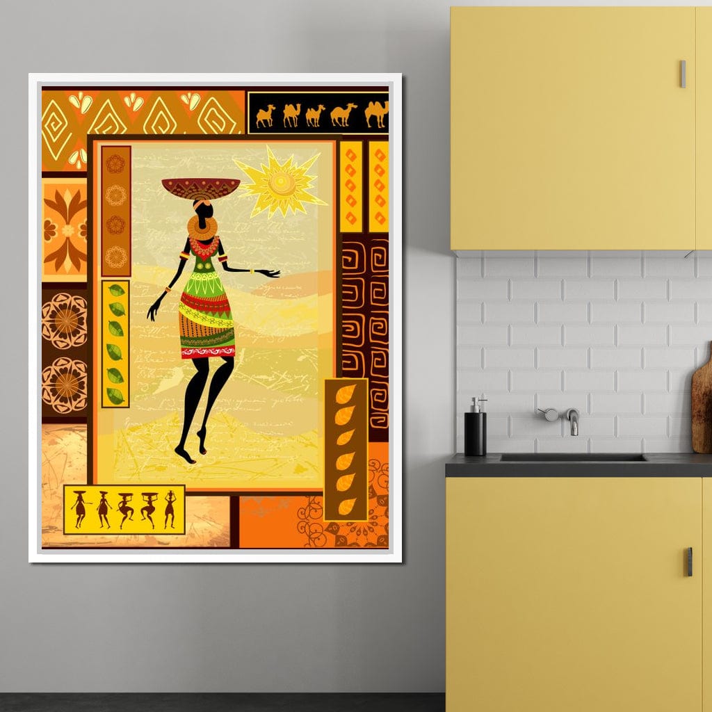 African Art Canvas Wall Art