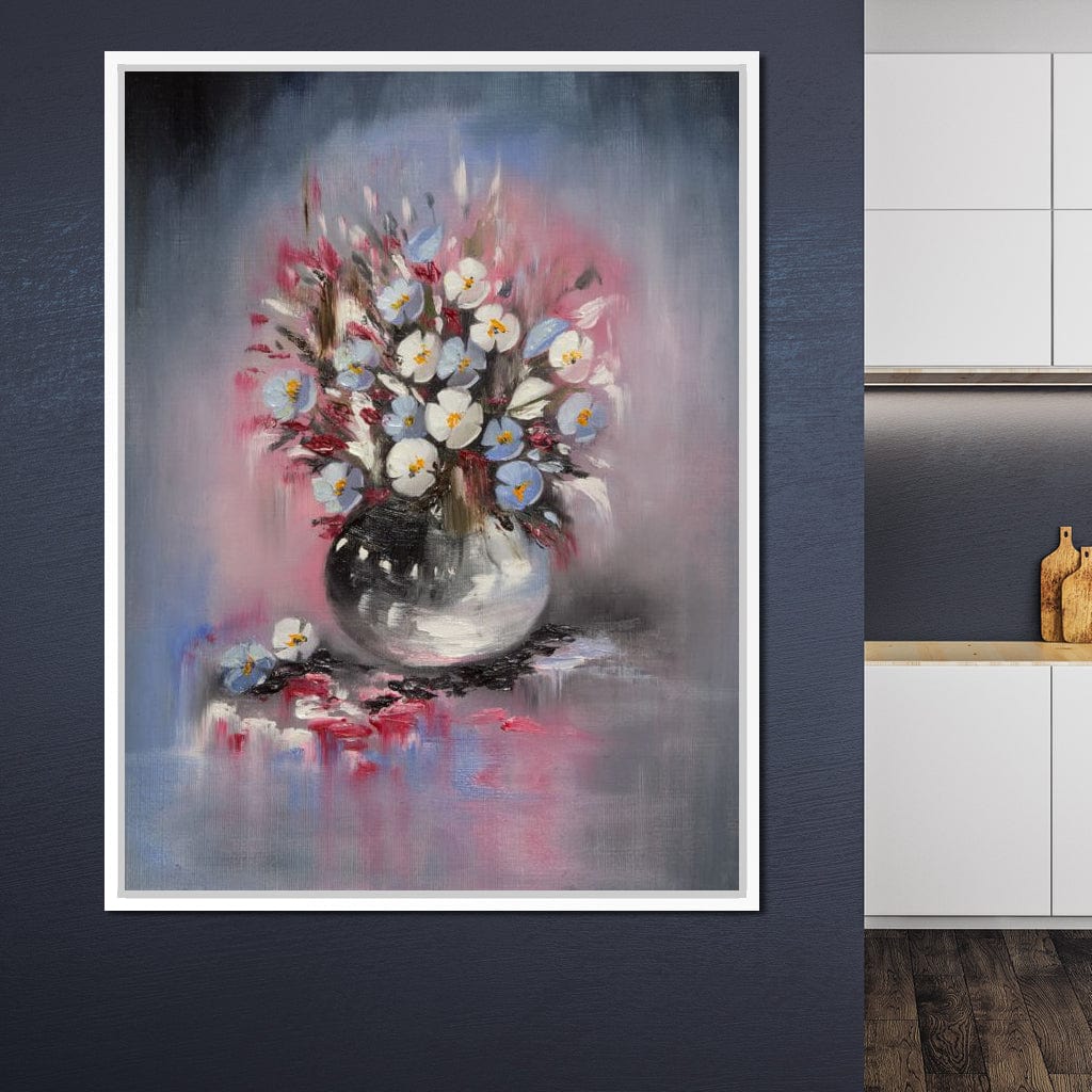 Beautiful Flowers Vase Canvas Wall Art
