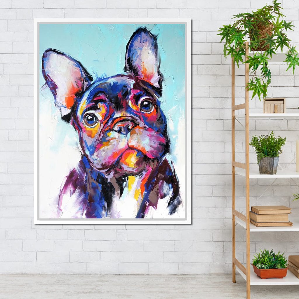 French Bulldog Canvas Wall Art