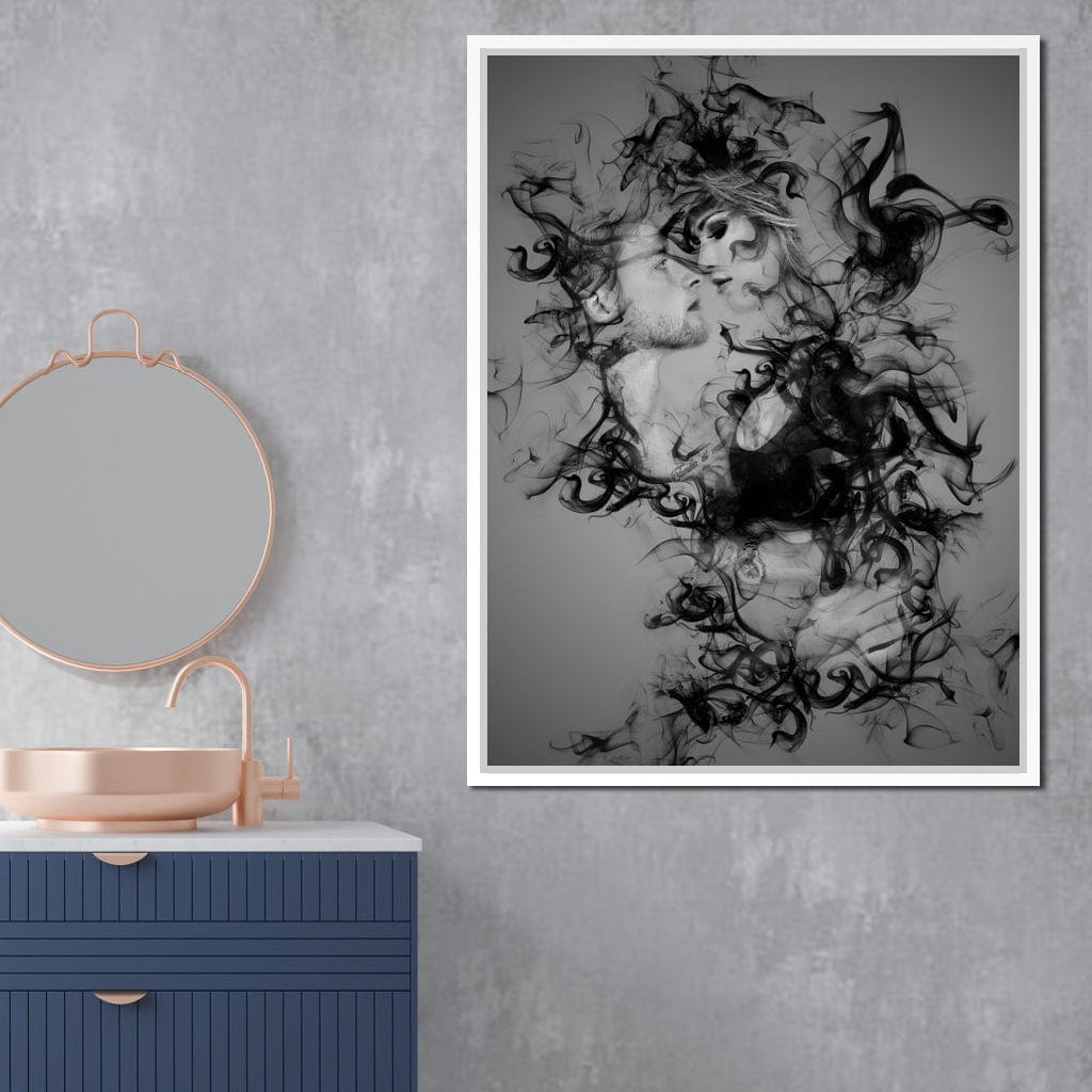 The Smoke Collection 06 Canvas Wall Art