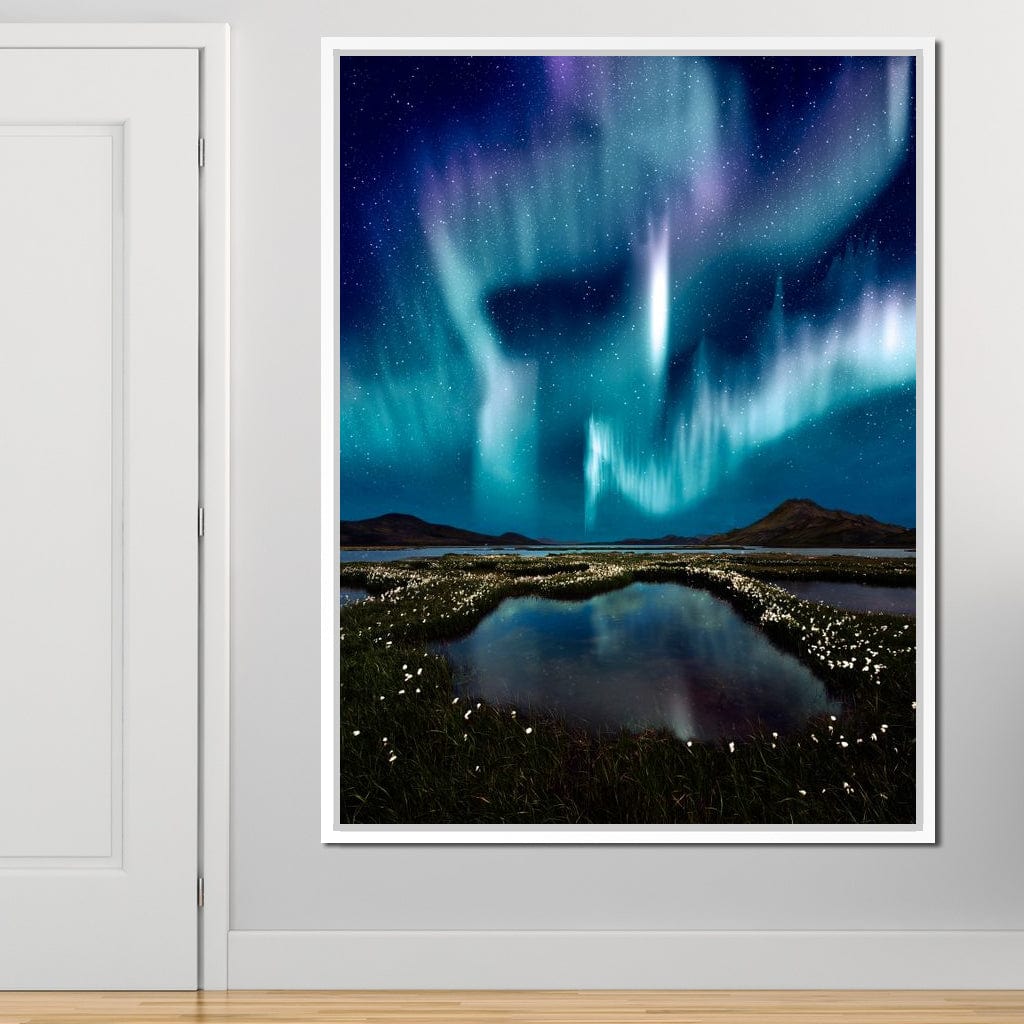 Enlightened Night Canvas Wall Art
