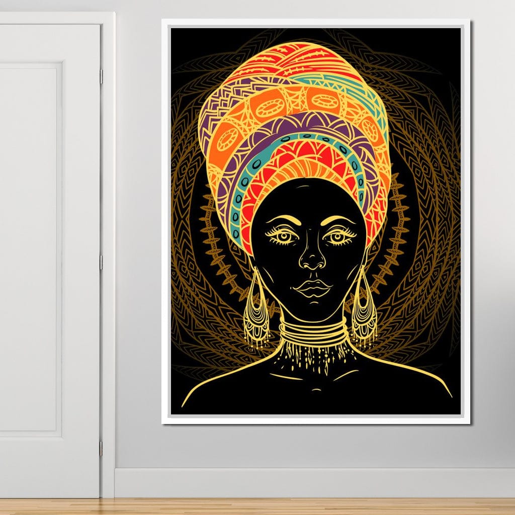 Colorful Turban Canvas Wall Art