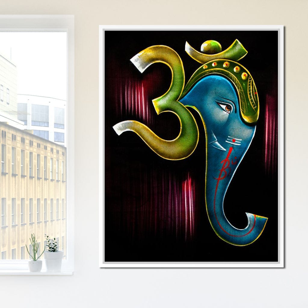 Ganesh Diwali Canvas Wall Art
