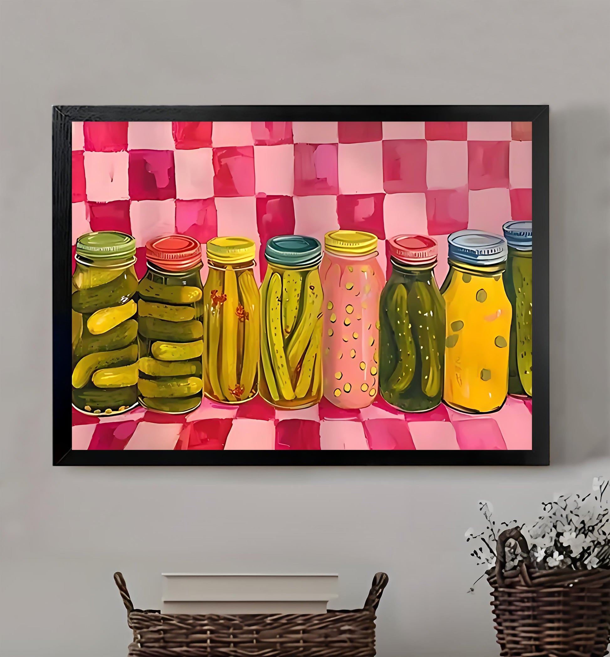 W254 Natural Wood Canvas – Abstract Art | Perfect for Living Room & Office