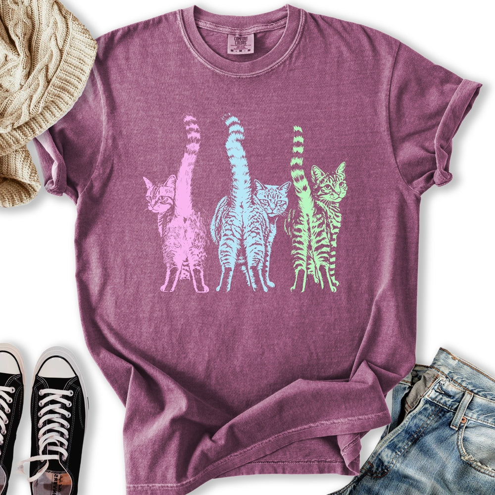 Pastel Cats Relaxed Tee